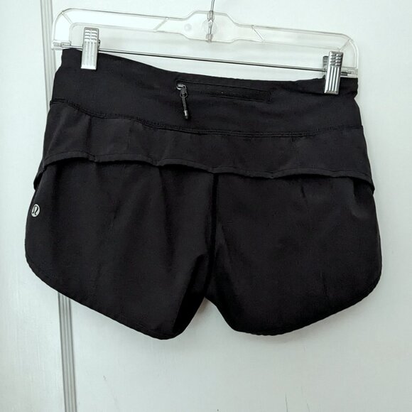 Lululemon Speed Up Short 2.5" Inseam Black Size 2 - Picture 4 of 12